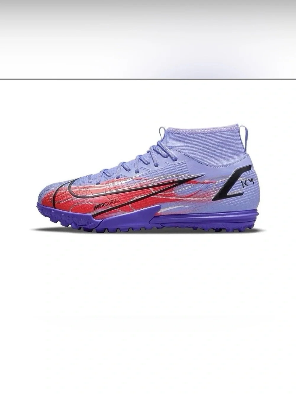 Nike Kids Purple and Orange Soccer Sneakers